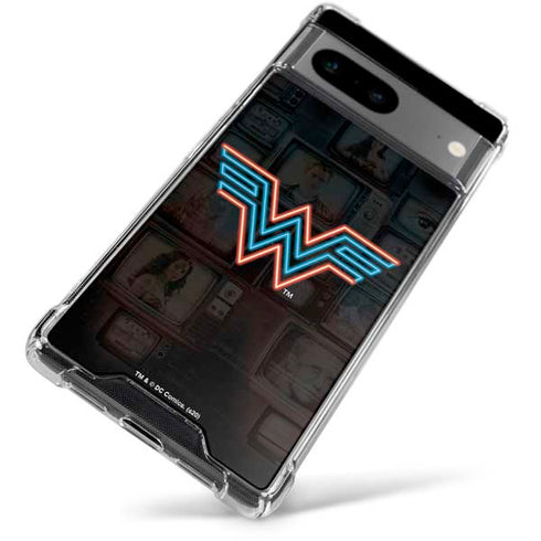 Wonder Woman 1984 (2020) Neon Logo Google Pixel 8 Clear Case